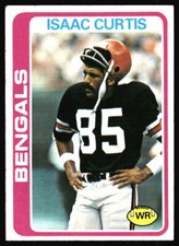 1978 Topps Isaac Curtis    #185 Cincinnati Bengals