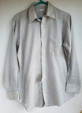 PIERRE CARDIN MENS LONG SLEEVE LIGHT GRAY DRESS SHIRT 16 32/33 NEW WITH TAGS