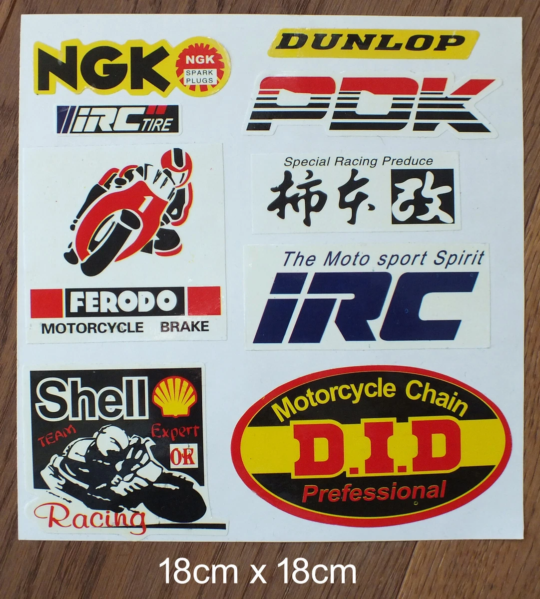 Autocollant Vintage Shell Advance - Années 80, Origine Italie, Bon état