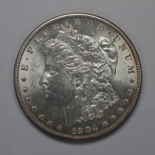 1904 Morgan Silver Dollar UNC