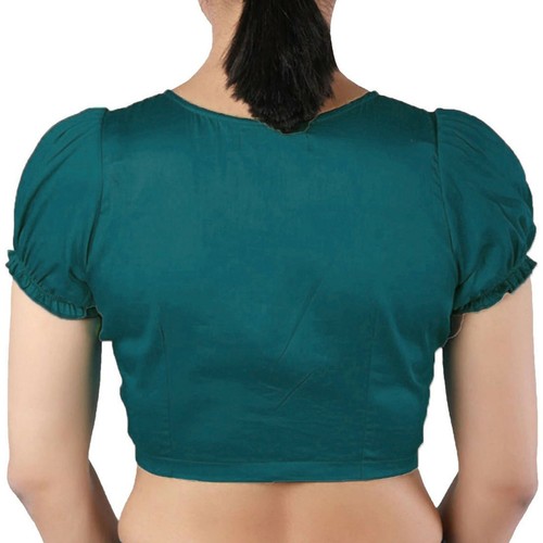 Women's Satin Blouse Designer Choli Readymade Stitched Crop Top Party Wear - 第 56/68 張圖片