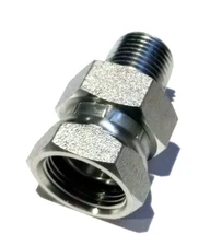 1404-8-12   1/2 NPT MALE x 3/4 NPSM FEMALE SWIVEL ADAPTER NPSM FITTING 