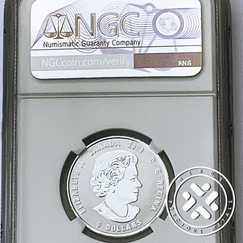 2020 NGC Reverse Proof 70 Birthstone December Silver Coin w Swarovski Crystals - Picture 4 of 6