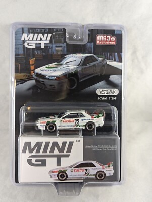 MINI GT MIJO EXCLUSIVE 1990 Macau Guia Race Winner Nissan Skyline GT-R R32 #592