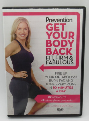 PREVENTION - GET YOUR BODY BACK FIT, FIRM & FABULOUS WORKOUT 2-DISC DVD SET