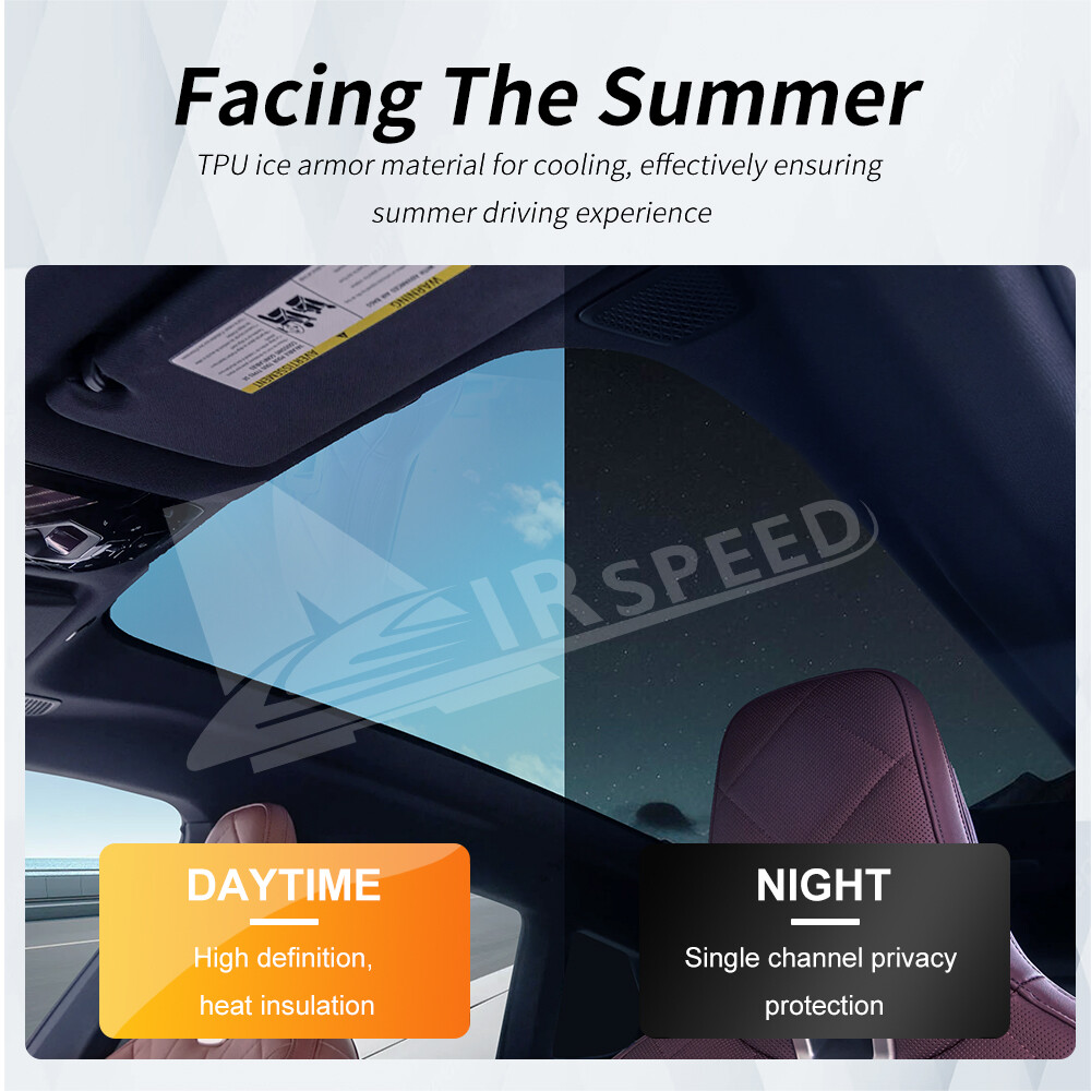 Car Sunroof Ice Armor Precut Piant Protection Film TPU For BMW iX 2020-2024