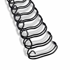 Twin Loop Wire O VARIETY PACK-50/pack, BLACK Binding Wire Metal Spines