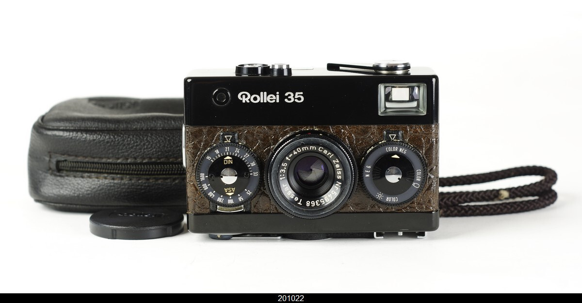 Rollei 35 Black Zeiss Tessar Brown Leather Mint | eBay