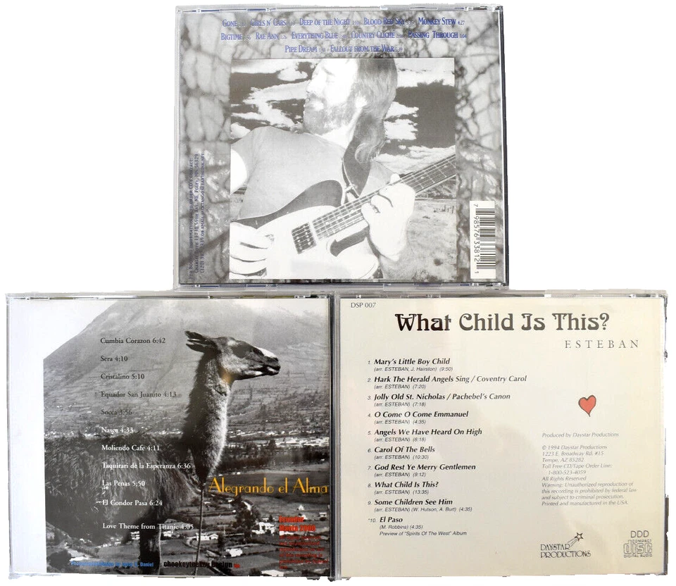 LOT OF 3 LATIN FOLK INSTRUMENTAL CDS CHARLIE ROTH AMERICANA MUSIC ECUADOR MANTA Foto 3 de 4