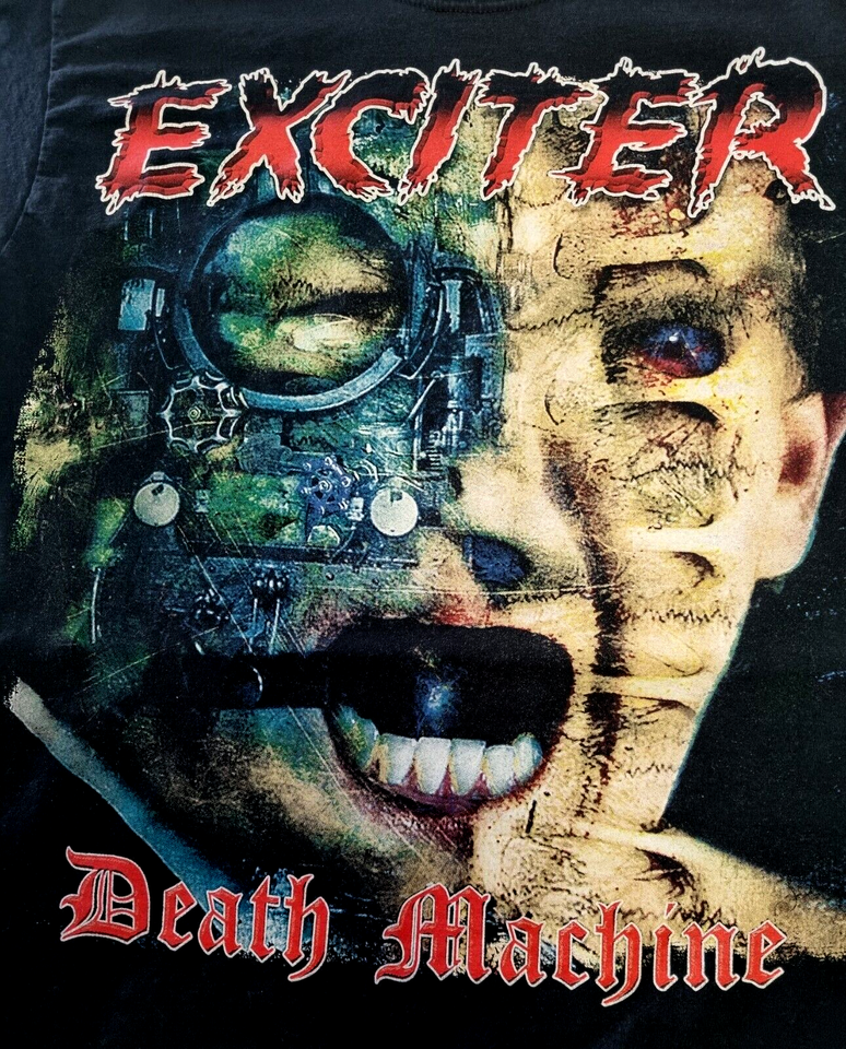 Exciter Death Machine T Shirt Fruit of the Loom Size M Free Post AU