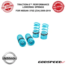 Godspeed Traction-S Performance Lowering Springs Fits 2009-19 Nissan 370Z Z34