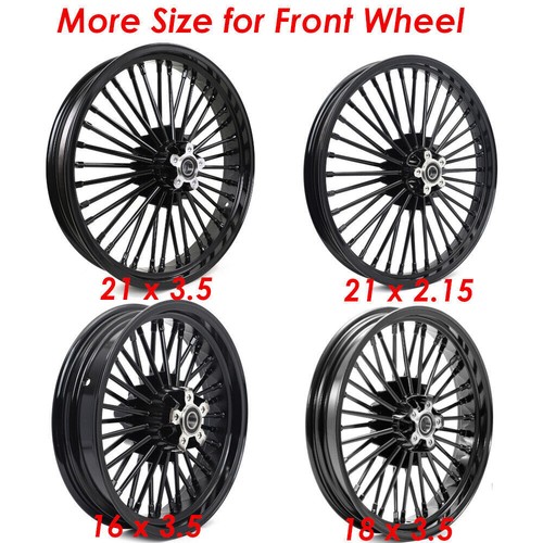 21x 2.15 Fat Spoke Front Wheel Rim for Harley Dyna Street Bob FXDB FXDWG FXDL - Picture 6 of 9