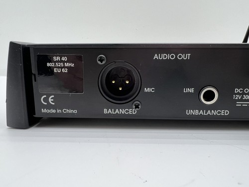 AKG UHF SR 40 Ricevitore Microfono Sistema Radio Senza Microfono Microfono Ricevitore - Foto 9 di 16