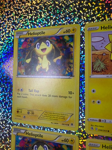 Pokemon TCG Regular Non-Holo Helioptile: Phantom Forces 28/119; 063/192; 098/264 - Picture 5 of 16