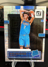 CHET HOLMGREN 2022/23 DONRUSS #202 RATED ROOKIE CHOICE PARALLEL RC SP SHAI RARE