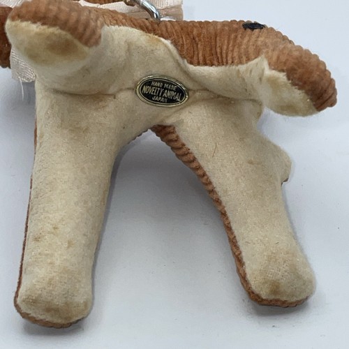 Vintage Musical Handmade Novelty Toy Japan Corduroy Plush Fawn Reindeer Bambi - Picture 6 of 13