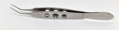 Kelman-McPherson Pinzette abgewinkelt 11 mm Edelstahl