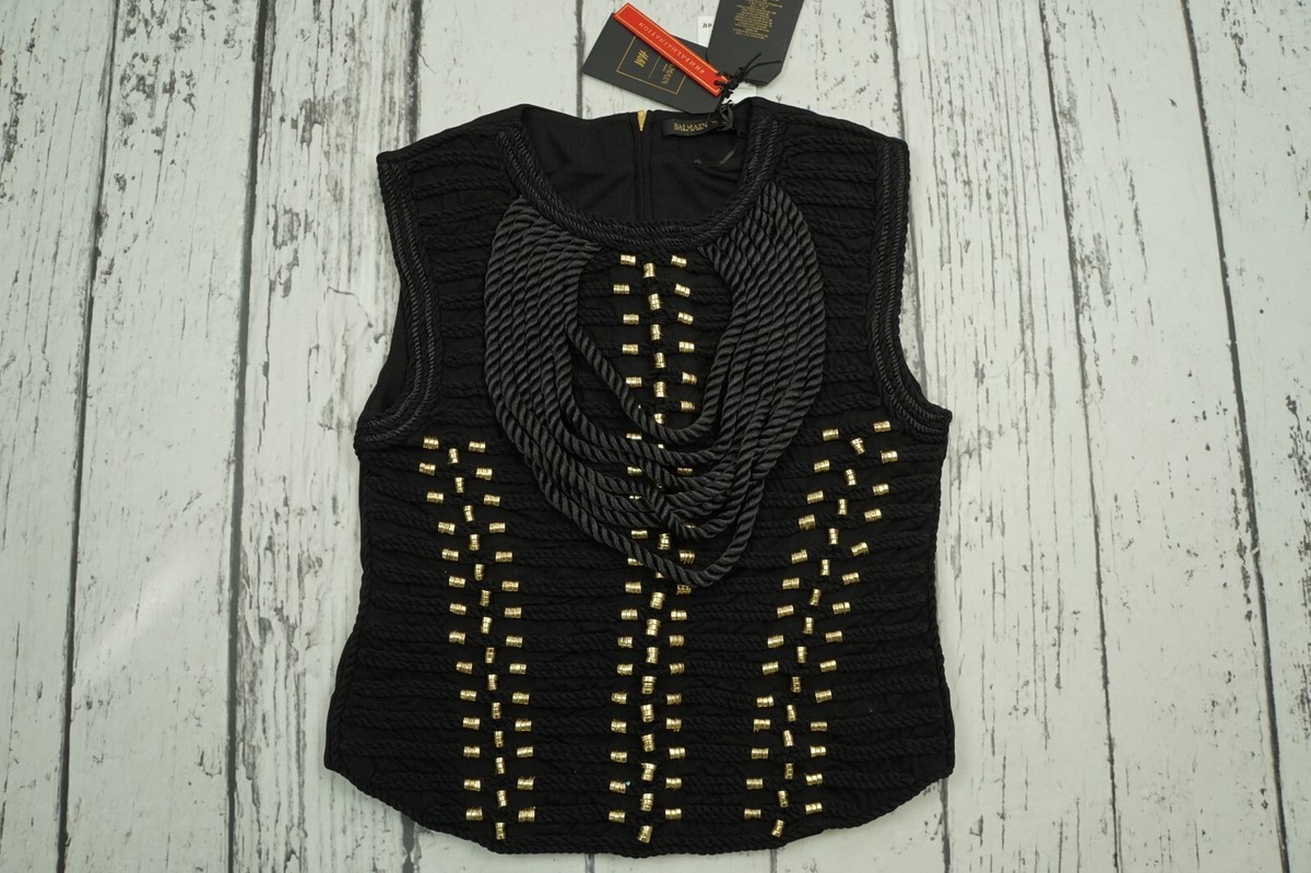 BALMAIN★Western タンクトップ BALMAIN バルマン ノースリーブ トップス（楽天市場】BALMAIN