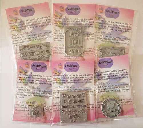 Personalised Laser Rubber Stamp - Handmade By: Heart Splatter - Picture 2 of 2