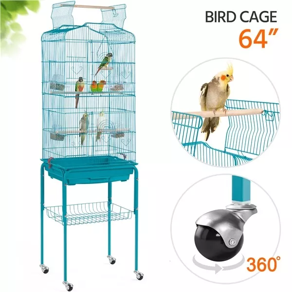 Small bird cage on stand sale