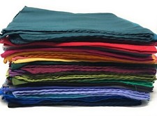 Baumwolltuch einfarbiges Tuch uni Halstuch Baumwolle Schal Bandana 100 x 100 cm