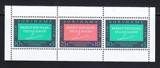 Surinam 1966 MNH Sc B120-121 mini feuille Comité pour les migrations européen...