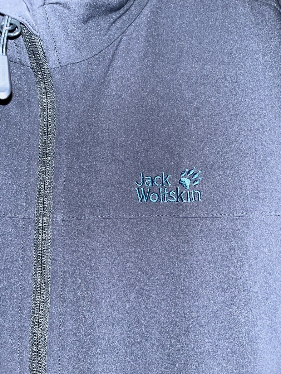 Jack Wolfskin Stretch Flex Shield Shell Jacket, Blue, Men's Medium