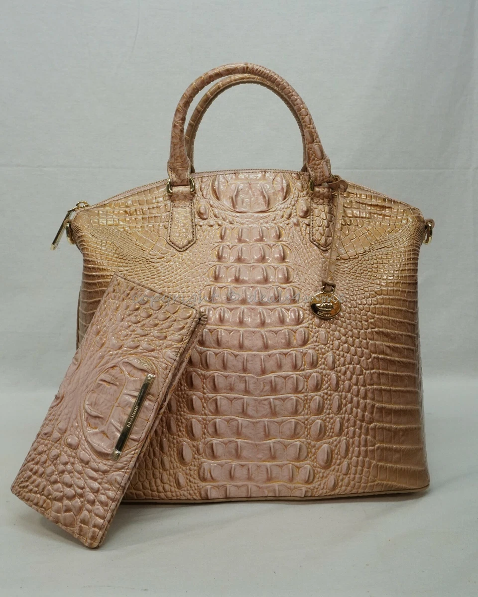 Brahmin Large Duxbury Satchel - Pecan Melbourne