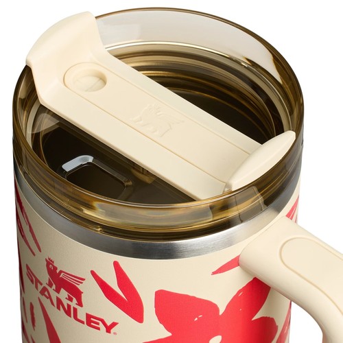 Stanley X Red Floral Limited Edition Flowstate Quencher 40oz Tumbler NEW - 第 4/6 張圖片