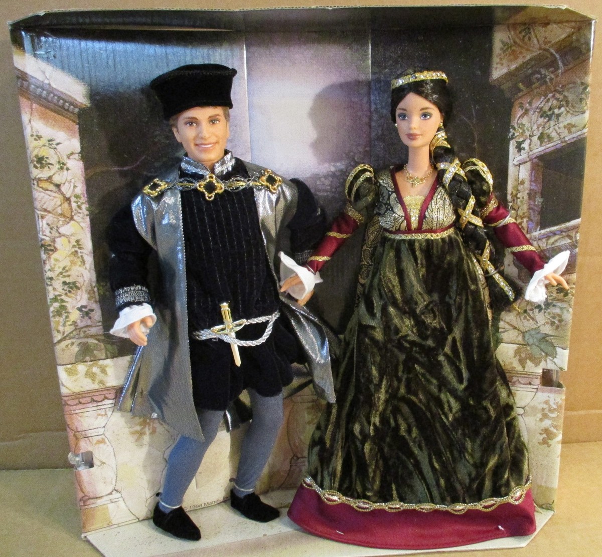 Ken & Barbie Dolls Romeo & Juliet 1st In Series Together Forever