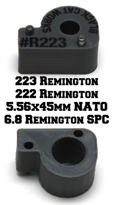 222 223 Remington 5.56 rifle pivot adapter for Hornady LNL Case Feeder