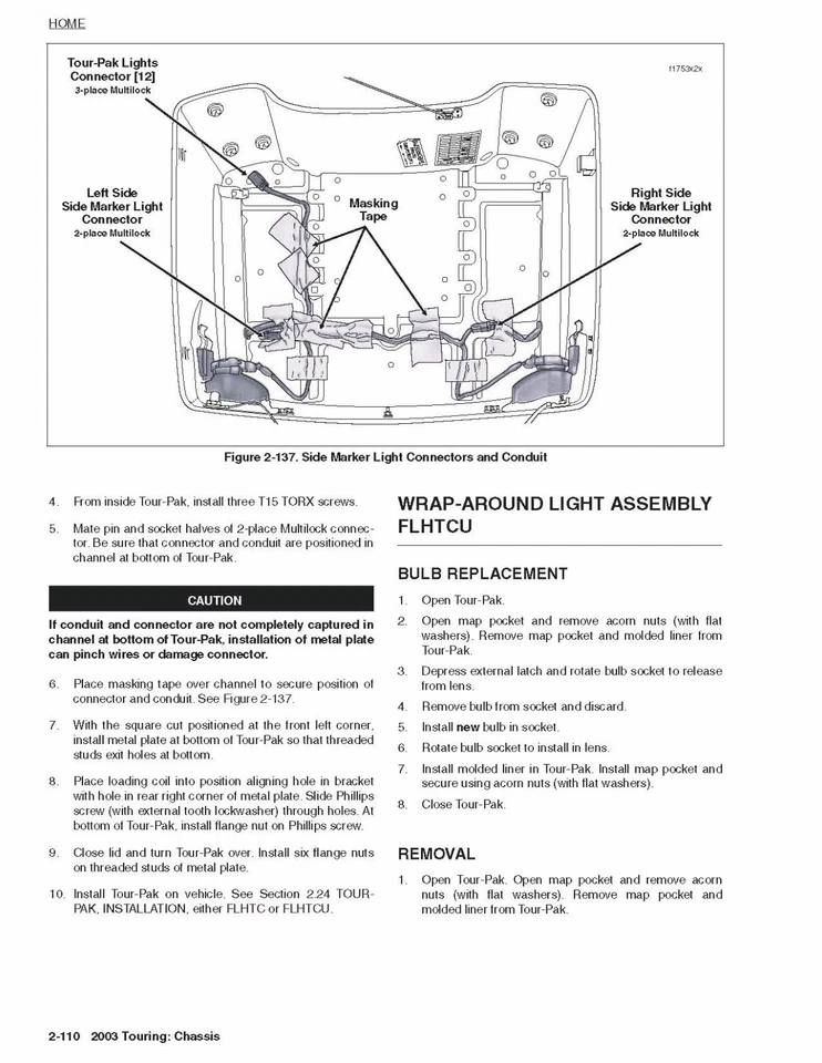 Harley Davidson Road King EFI 2003 manual de taller de reparación de servicio impreso FLHRI Foto 3 de 4