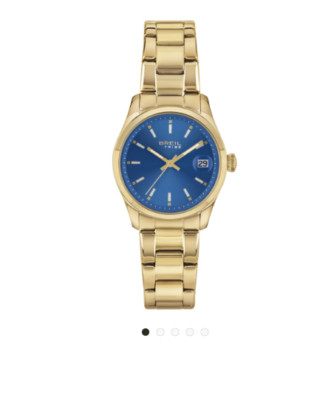 Breil Tribe EW0599 Women s Gold Blue Dial Watch Stainless Steel Fast Shipping