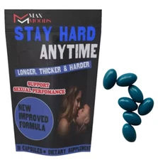 Rock Hard Fast Acting Male Performance Enhancement Level Up 30 Caps