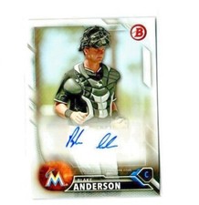 2016 Bowman Prospects Rookie Autograph BLAKE ANDERSON (RC) rookie #PA-BA  [Mint]