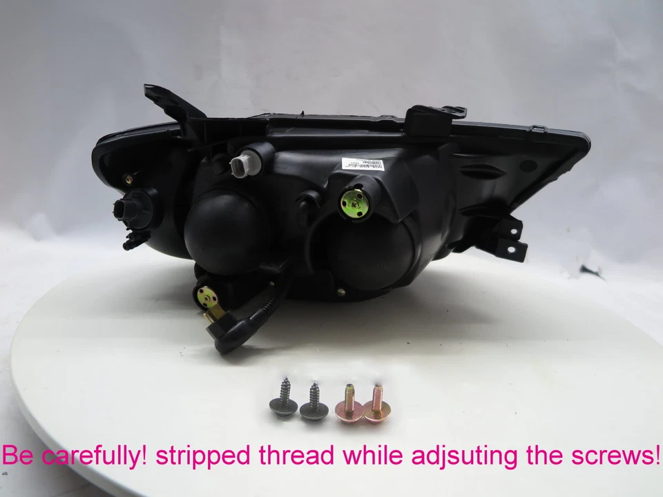 Faro proyector halo LED L200 2005-2014 2D/4D negro para Mitsubishi LHD Foto 3 de 4