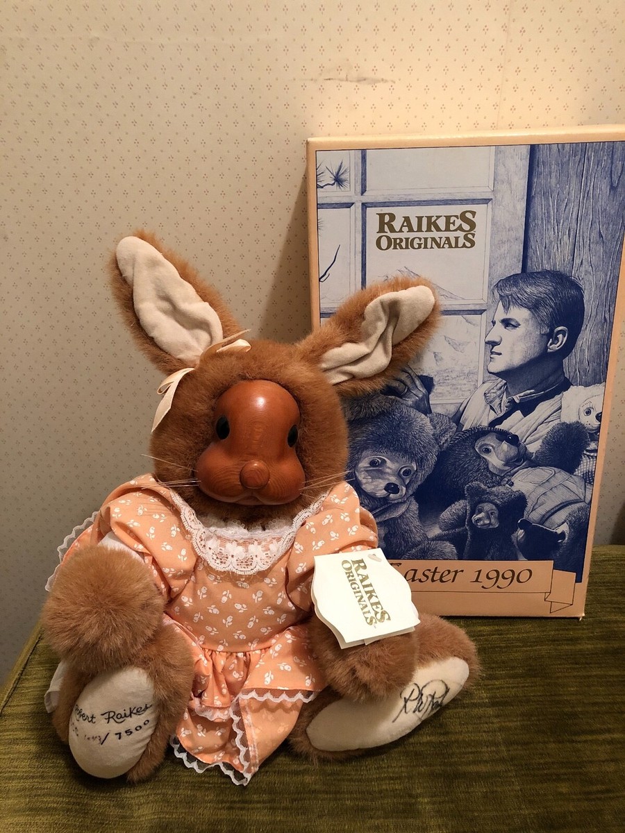 Robert Raikes Aunt Mary Lou Easter Bunny Rabbit w Box 1990 | eBay