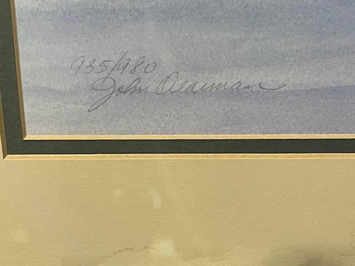 John Dearman " Red" Lithograph Old Classic Year 1985 - Number 935 / 980 - Picture 2 of 6