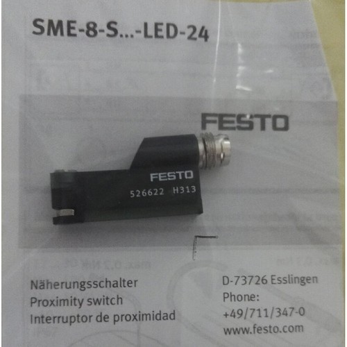 Festo SME-8-SL-LED-24 526622 Proximity Sensor Expedited delivery - Picture 2 of 4