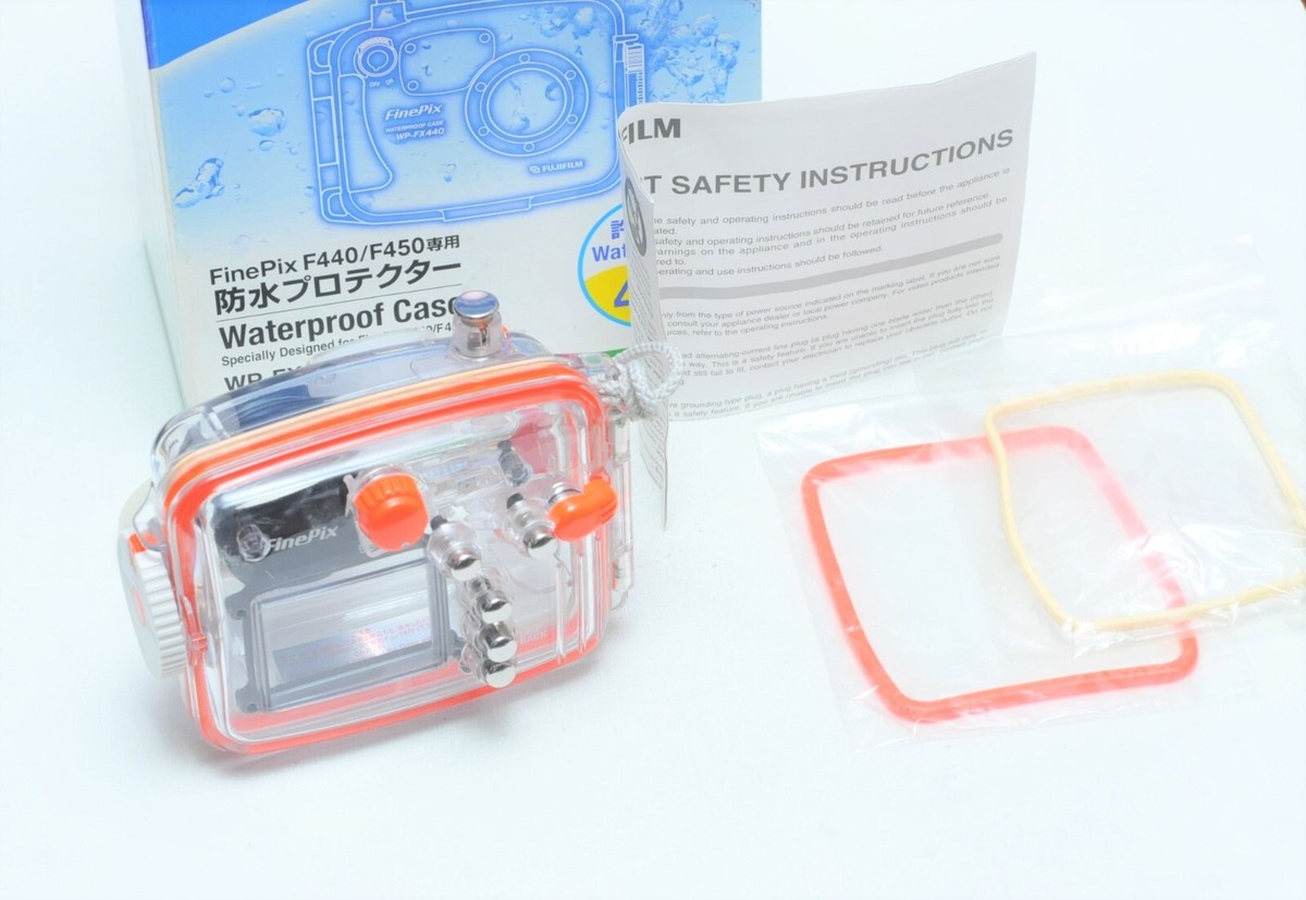 FinePix F40fd　防水ケース付き Fuji FinePix F440/F450 Digital Camera UNDERWATER WATERPROOF CASE