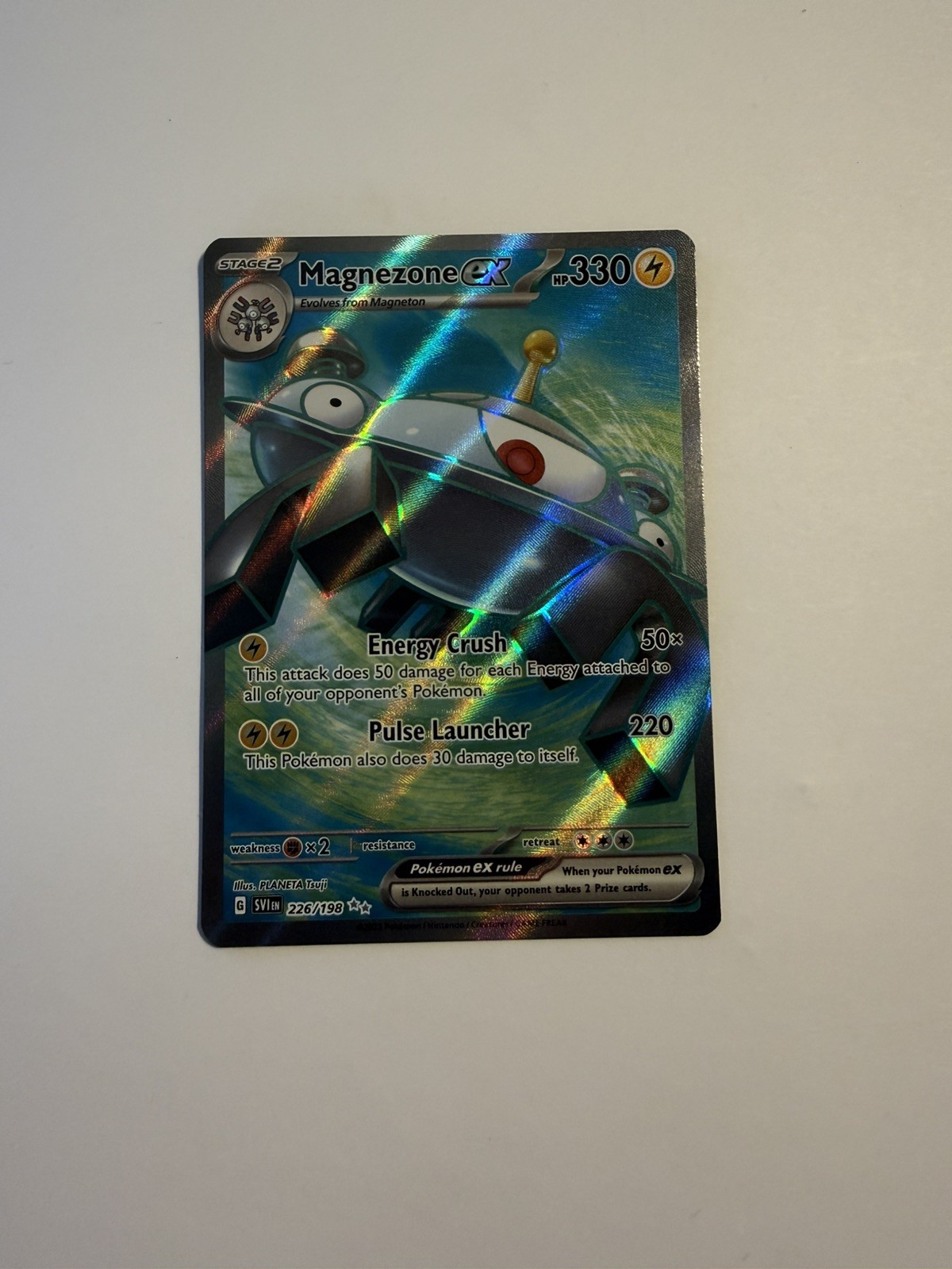 Pokémon TCG Magnezone ex Full Art Scarlet & Violet Base Set 226/198 NM/M