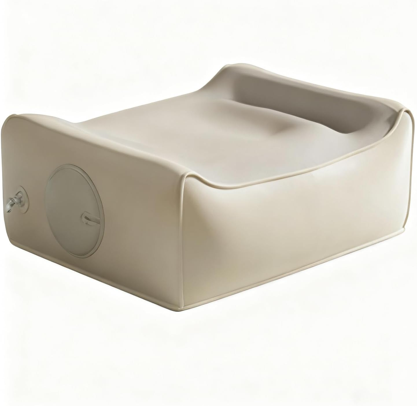 Taburete inflable pequeño de 15x11 pulgadas - Silla inflable portátil para camping, patio trasero