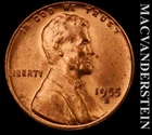 1955-S Lincoln Wheat Cent - Choice Gem Brilliant Uncirculated  No Reserve #L5032