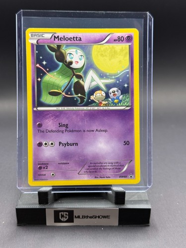 Meloetta Pokemon Black and White Promos BW68 Lightly Played