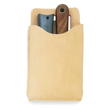 Clc Work Gear 407 Tool Pouch, Tool Pouch, Tan, Leather, 1 Pockets