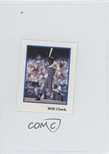 1990 Publications International Stickers Cut Singles Will Clark (Batting) 0au4