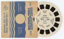 Rio De Janeiro Brazil 1946 Sawyer's View-Master Single Reel 670