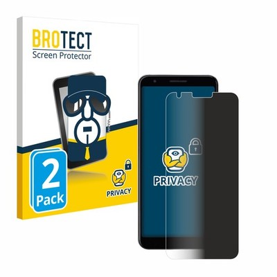2x Blickschutz Panzerfolie für Google Pixel 3a Privacy Schutzfolie