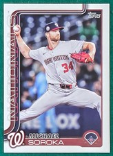 Michael Soroka - 2025 Topps Update Series #US347 - Washington Nationals Baseball