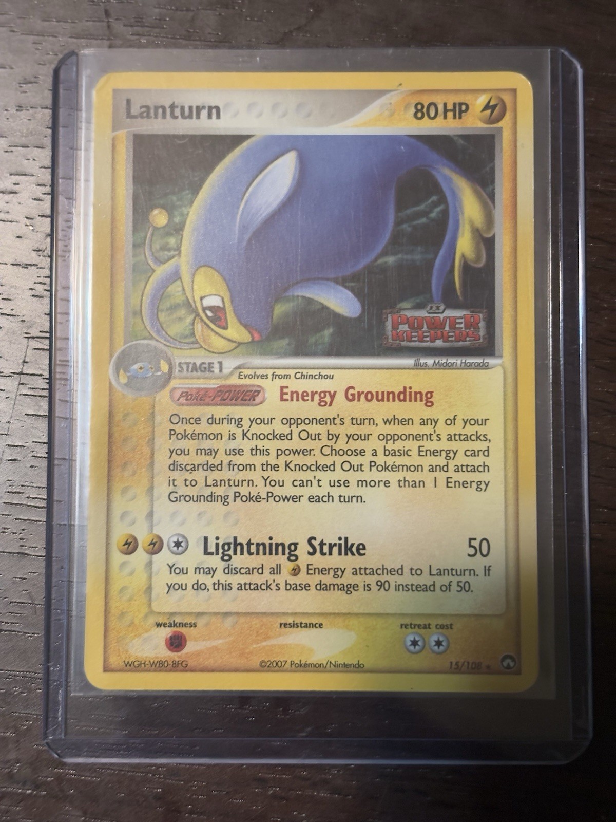 Lanturn 15/108 Power Keepers Reverse Holo